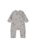 Kopertowa piżamka z organicznej bawełny Newborn Onesie