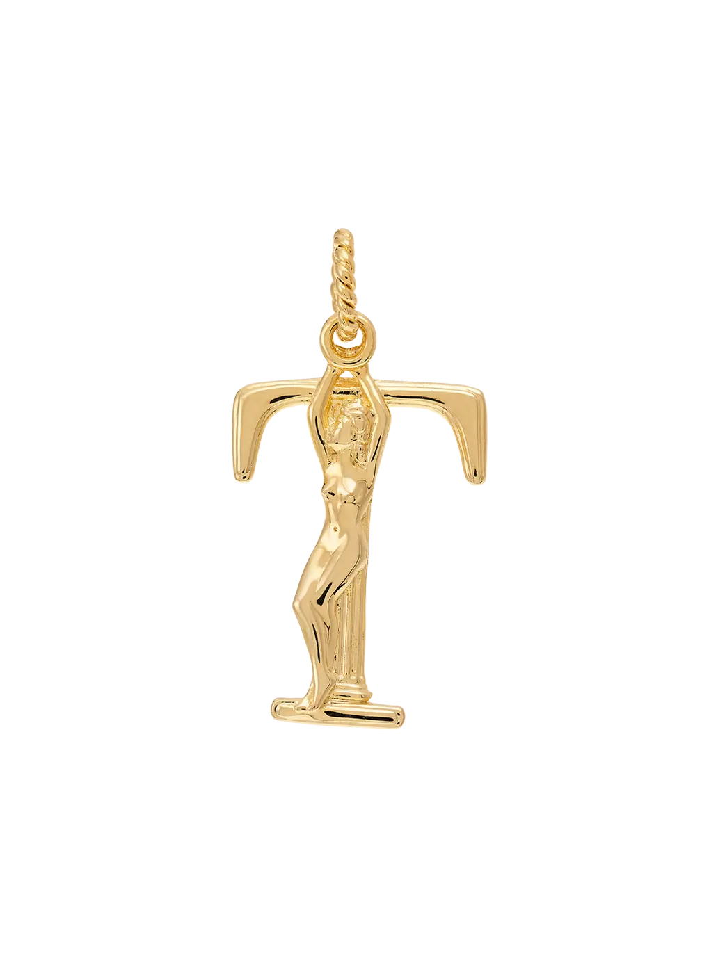 Pozłacana zawieszka Initial Muse Necklace Charm Anna + Nina BÉBÉ Concept