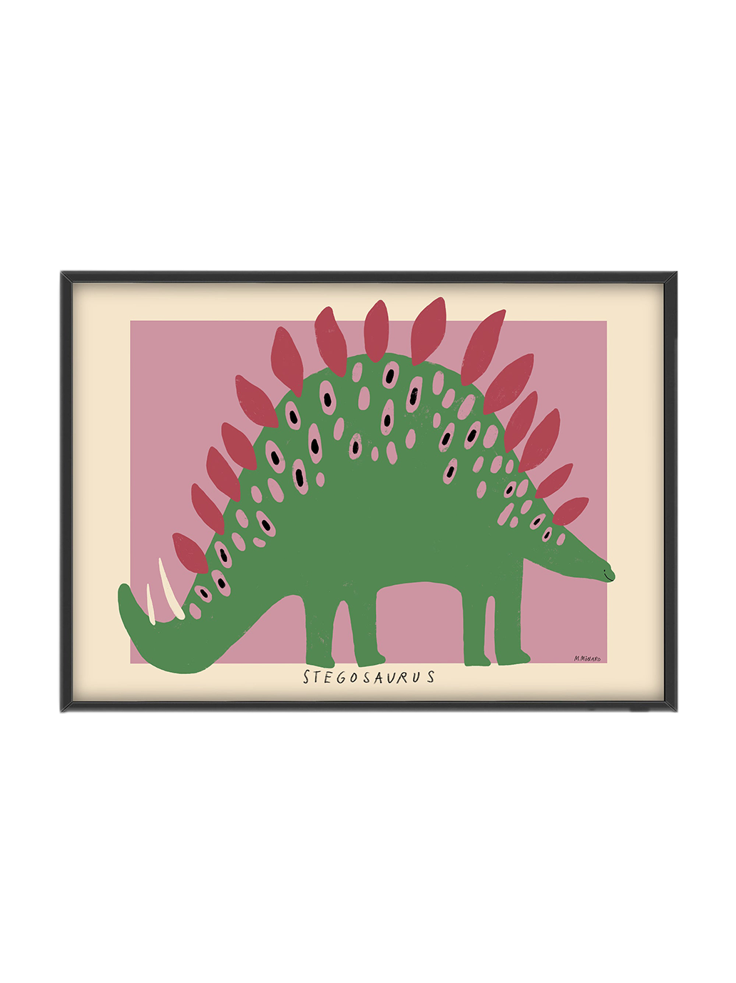 Plakat z grafiką autorstwa Madelen Möllard PSTR Studio BÉBÉ Concept