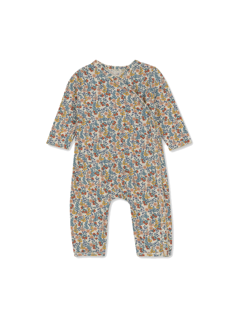 Kopertowa piżamka z organicznej bawełny Newborn Onesie