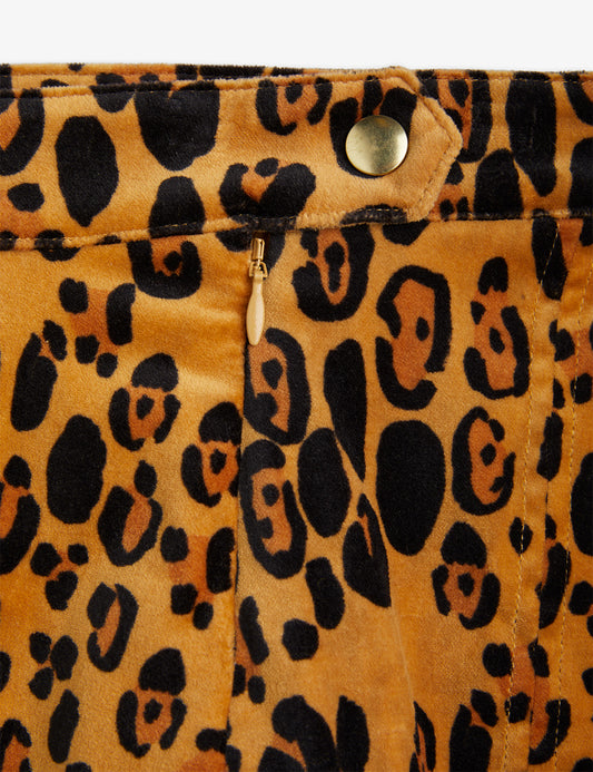 Spódniczka mini Leopart velvet skirt