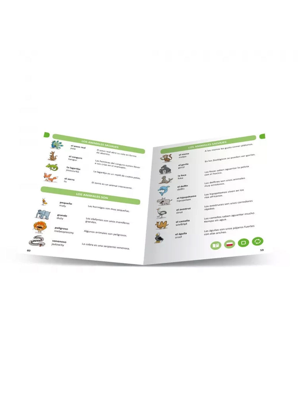 Słownik języka hiszpańskiego. Książka interaktywna Albi BÉBÉ Concept