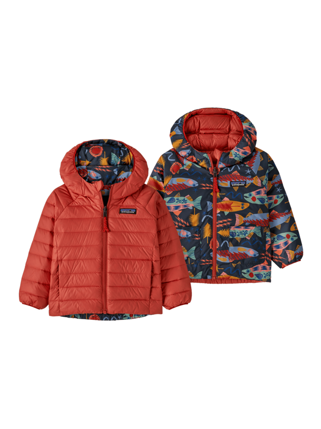 Dwustronna kurtka puchowa Baby Reversible Down Hoody Patagonia BÉBÉ Concept
