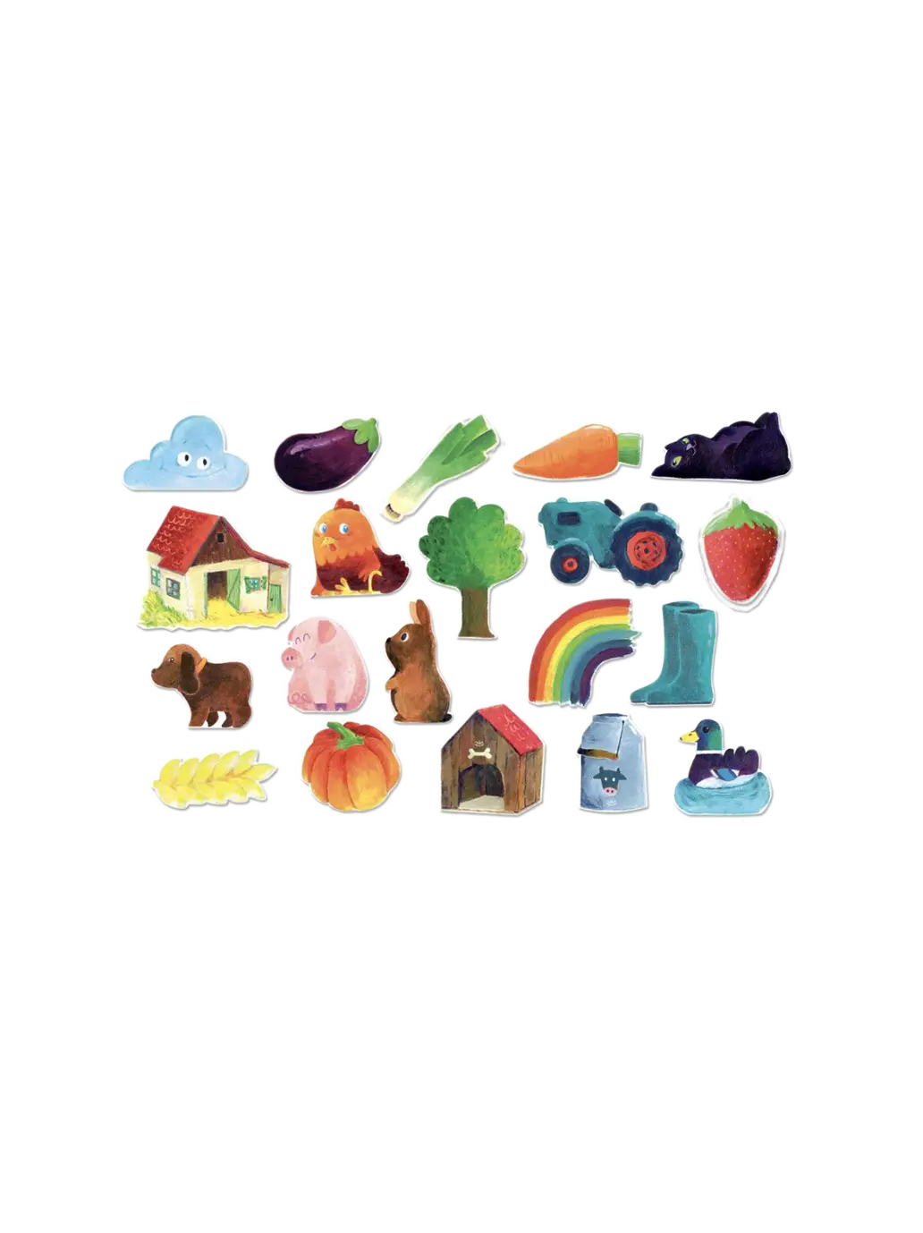 Drewniane magnesy Vilac BÉBÉ Concept