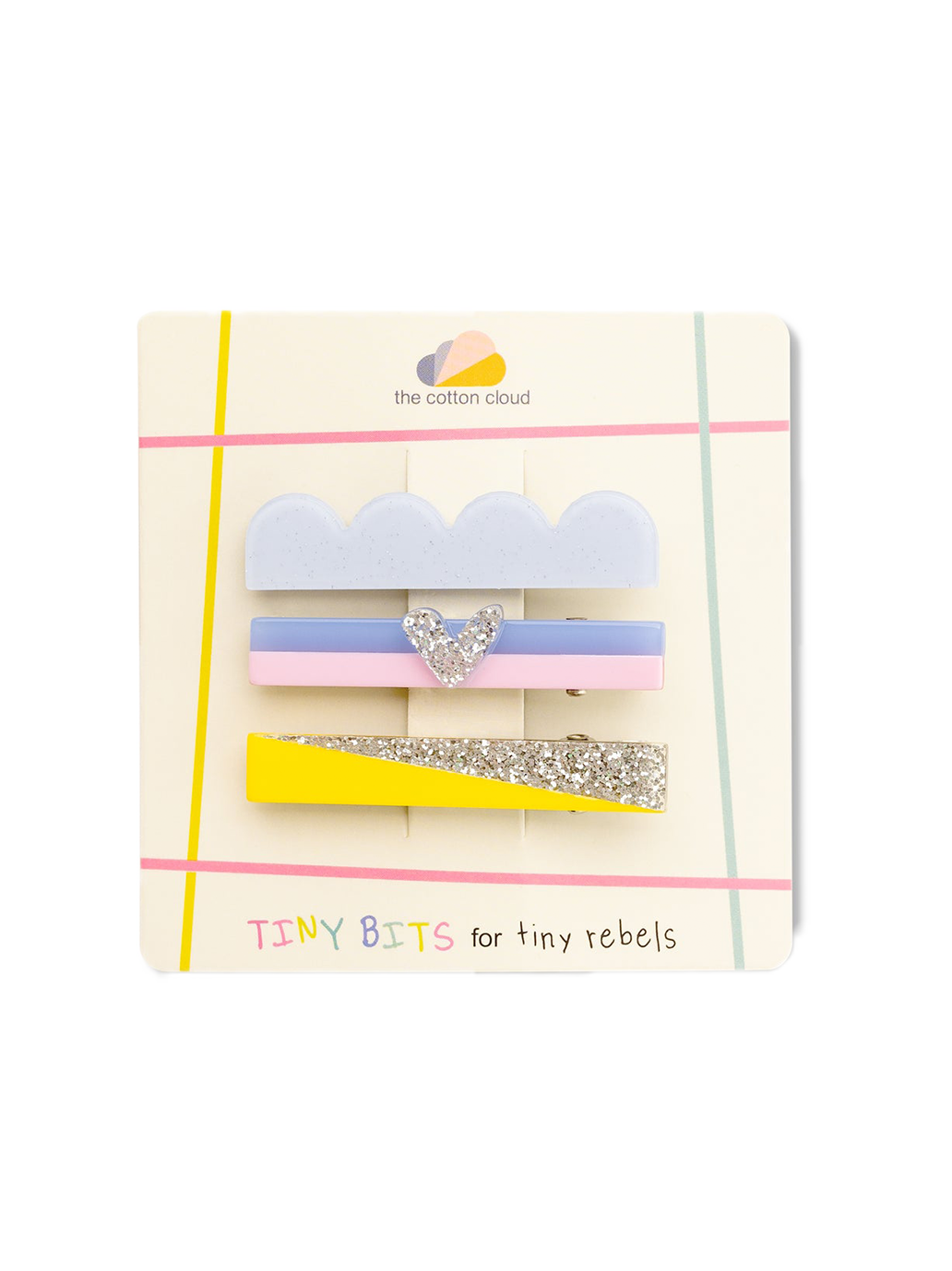 Zestaw spinek do włosów The Cotton Cloud BÉBÉ Concept