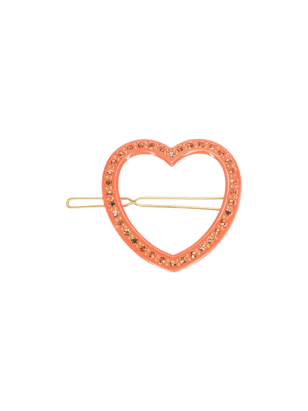 Spinka do włosów z kryształkami Heart Pico BEBE Concept