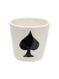 Ceramiczna czarka na espresso Ace Of Spades Anna + Nina BÉBÉ Concept