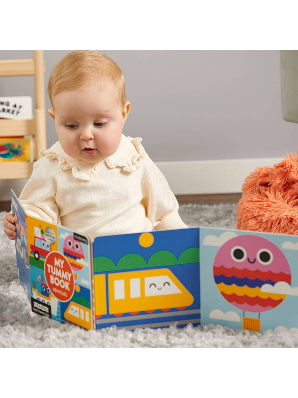 Kartonowa kontrastowa dwustronna książeczka harmonijka Mudpuppy BÉBÉ Concept