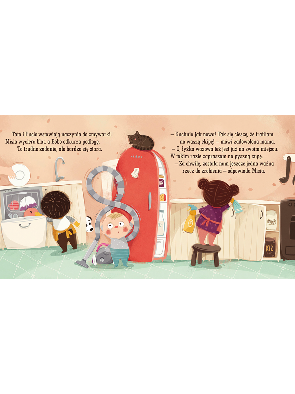 Pucio robi porządek Wydawnictwo Nasza Ksiegarnia BÉBÉ Concept