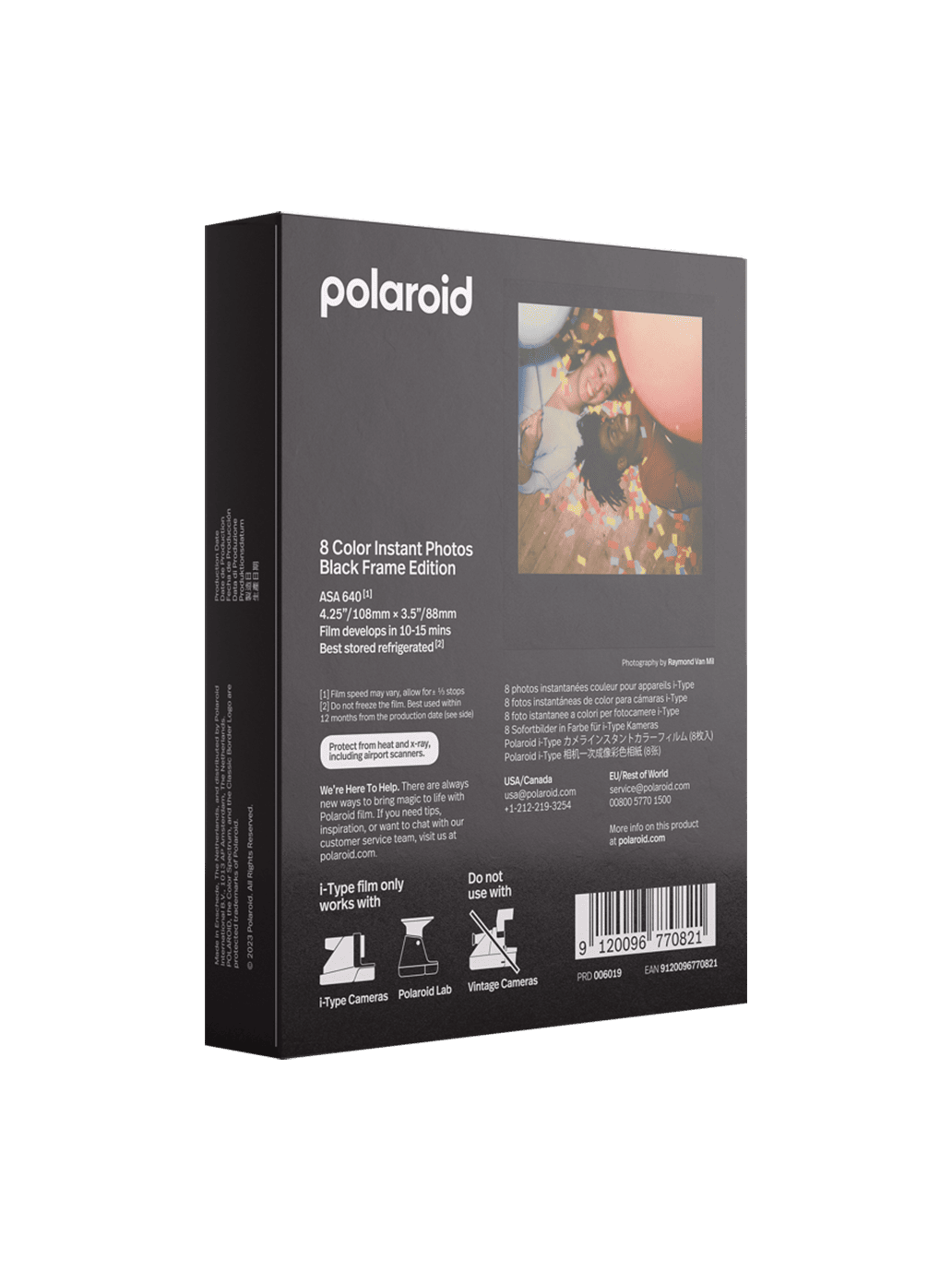 Wkłady Polaroid I-Type Black Frame