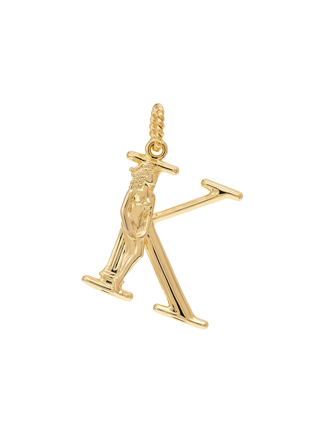 Pozłacana zawieszka Initial Muse Necklace Charm Anna + Nina BEBE Concept