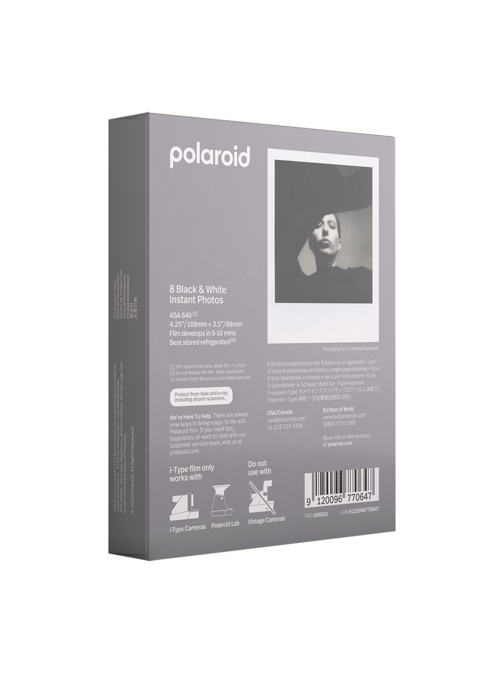 Wkłady Polaroid I-Type B&W