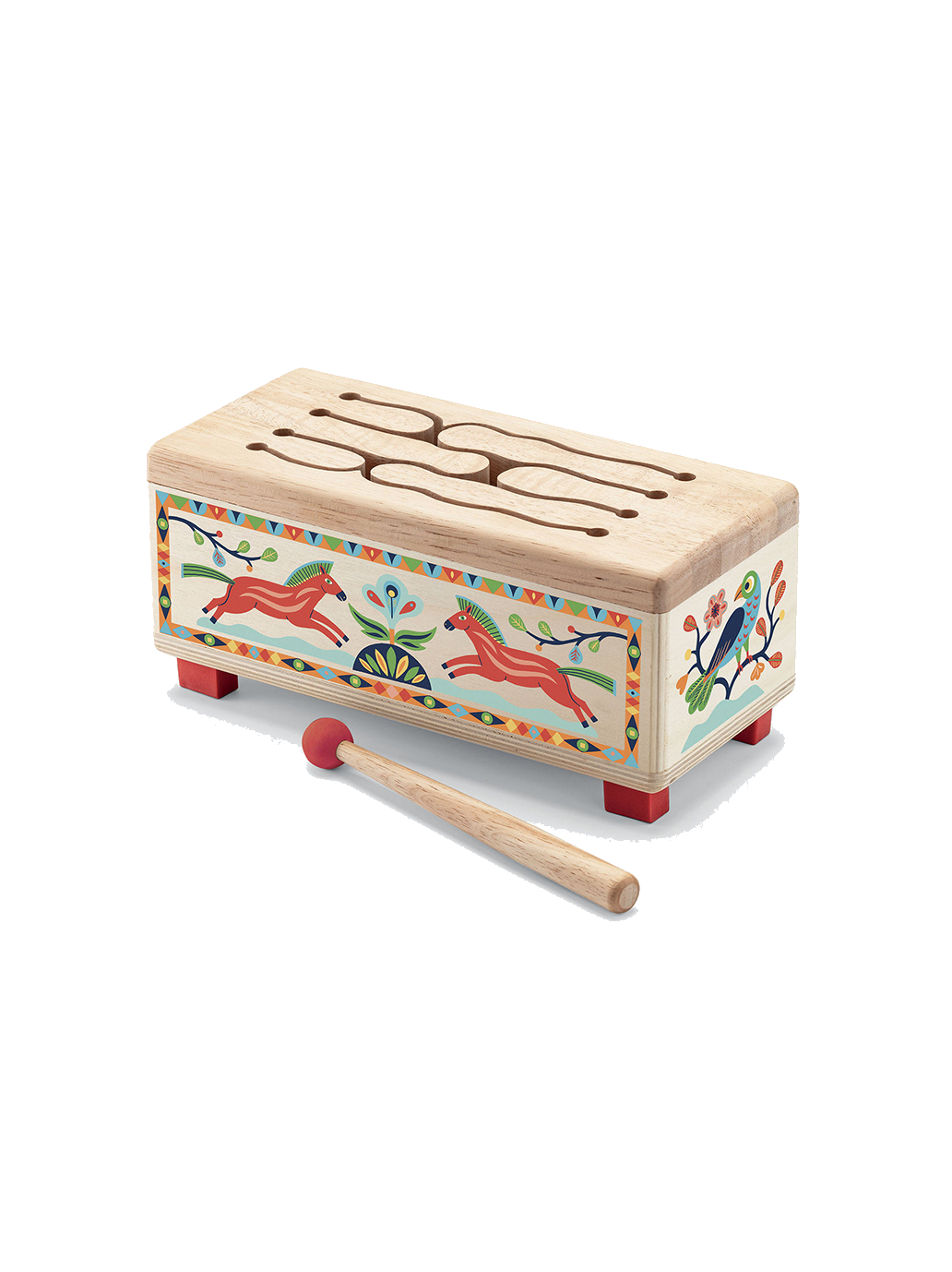 Drewniany bębenek Djeco BÉBÉ Concept