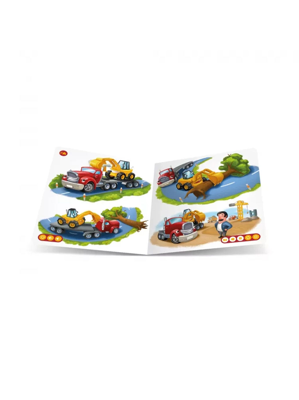 Henio koparka. Książka interaktywna Albi BÉBÉ Concept