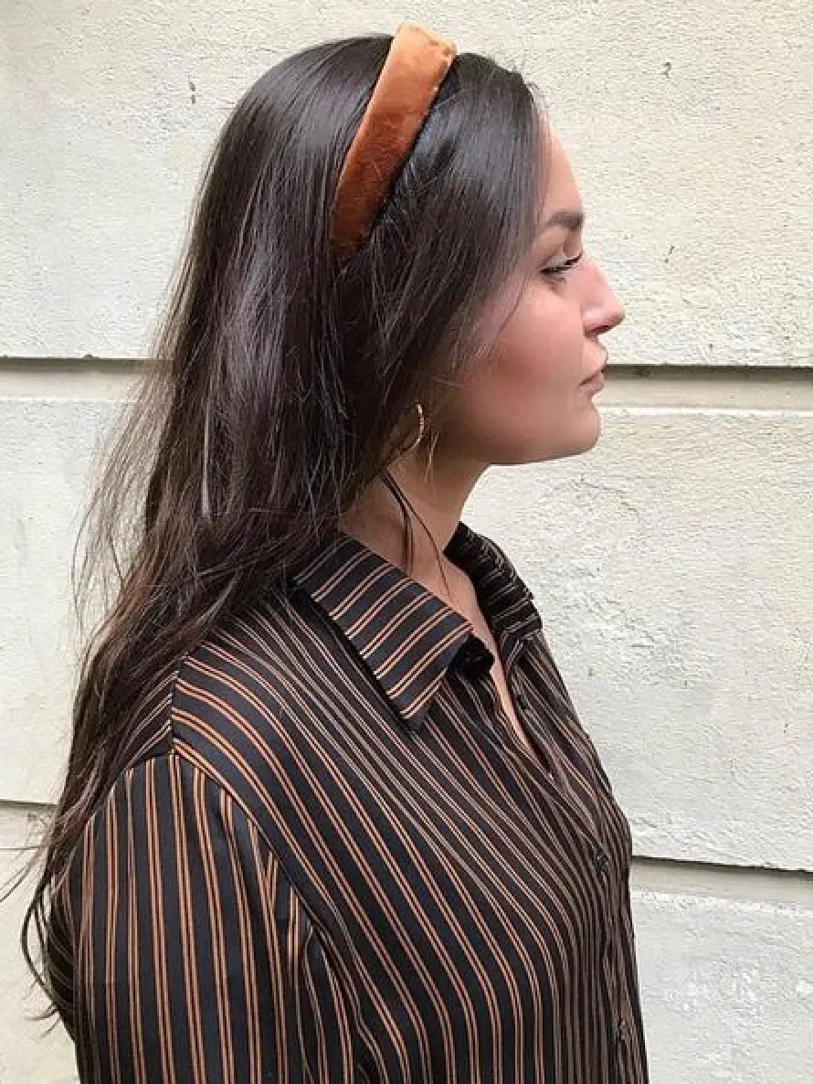 Opaska do włosów Dahlia Velour Headband Pico BEBE Concept