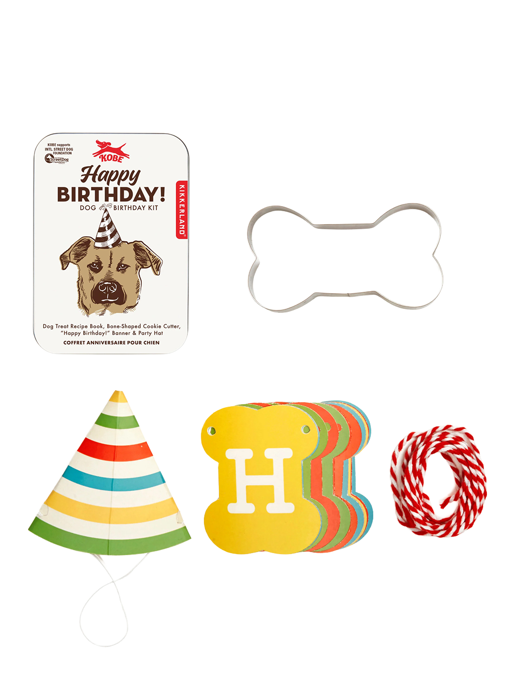 Zestaw dla psa Kobe Dog Birthday Set Kikkerland BÉBÉ Concept