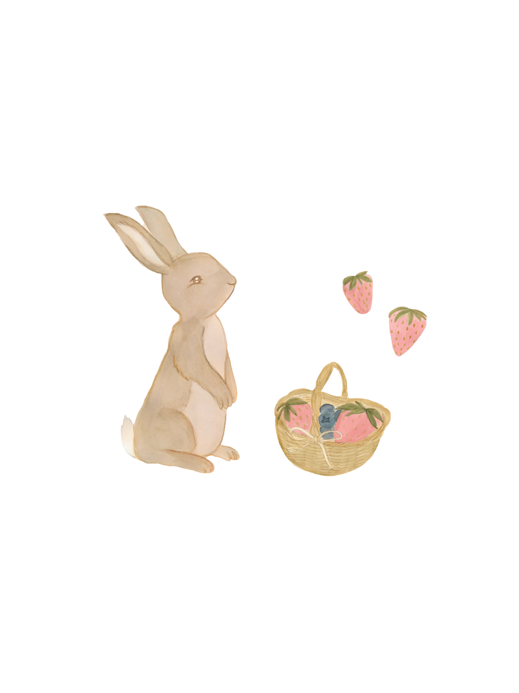 Naklejka ścienna Wallstories Rabbit That's Mine BÉBÉ Concept