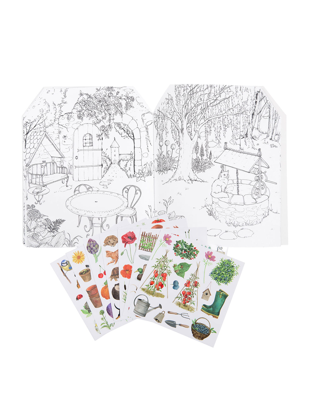 Kolorowanka z naklejkami Moulin Roty BÉBÉ Concept