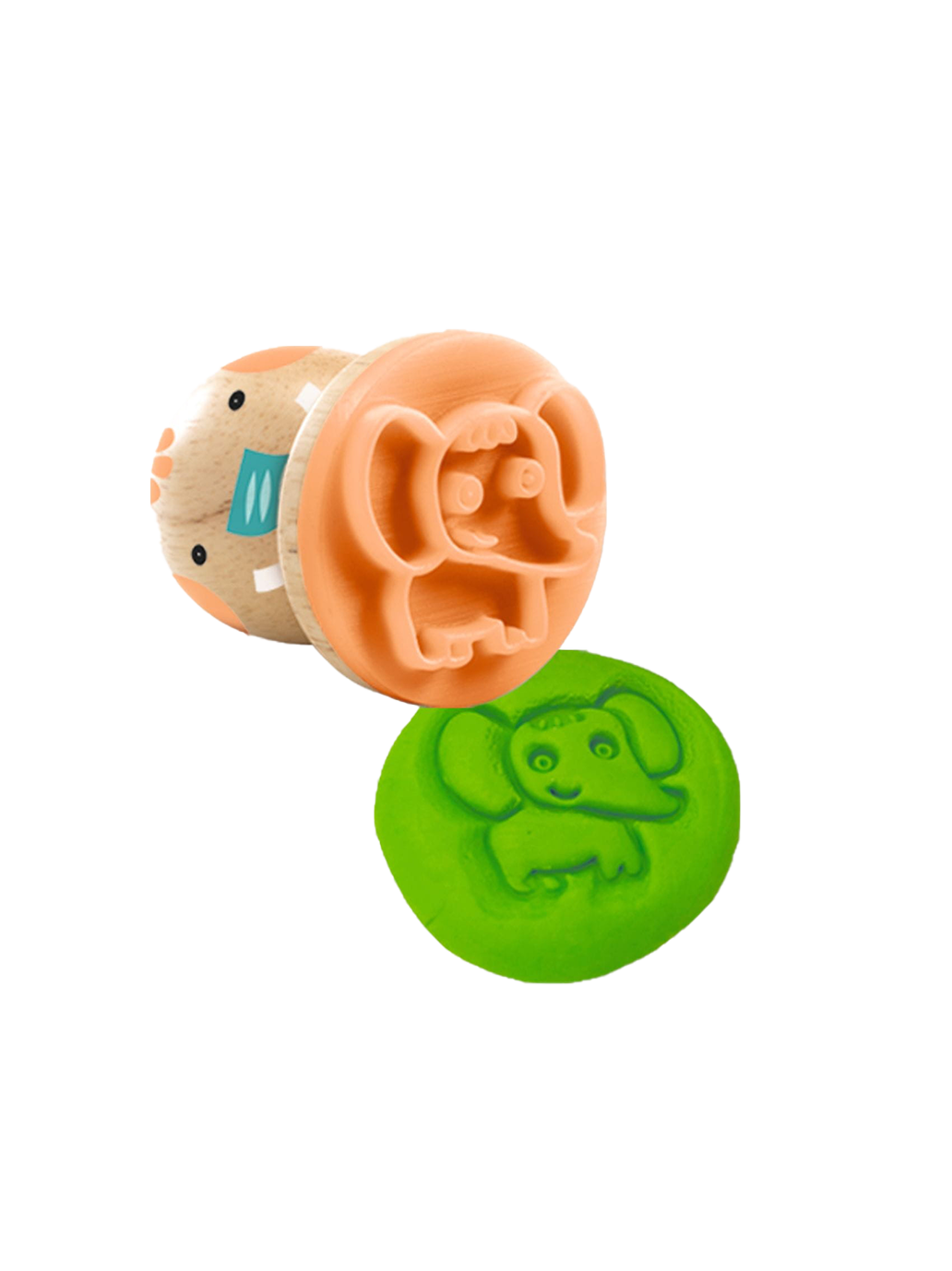 Drewniane stemple do ciastoliny Djeco BÉBÉ Concept