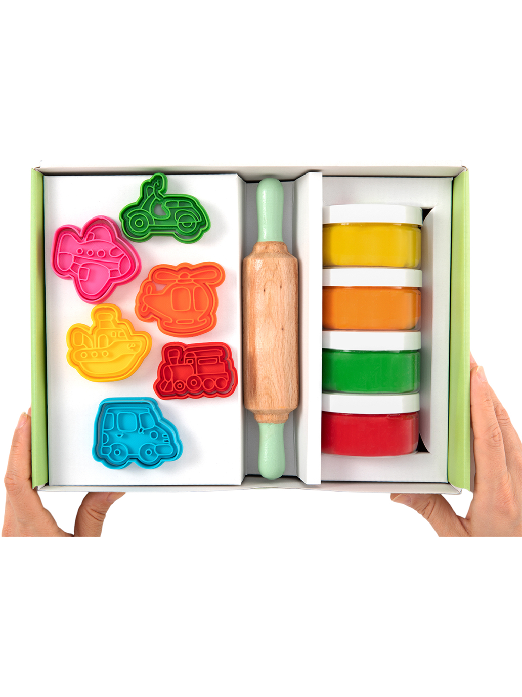 Zestaw kreatywny z naturalną ciastoliną i foremkami ChildGen BÉBÉ Concept