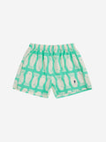 Spodenki Lucky Fish all over woven shorts Bobo Choses BÉBÉ Concept