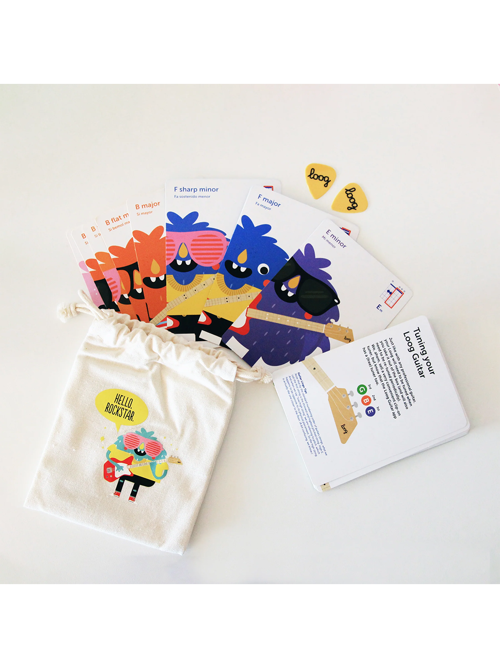 Gitara elektryczna dla dzieci Loog Mini Electric Loog BÉBÉ Concept