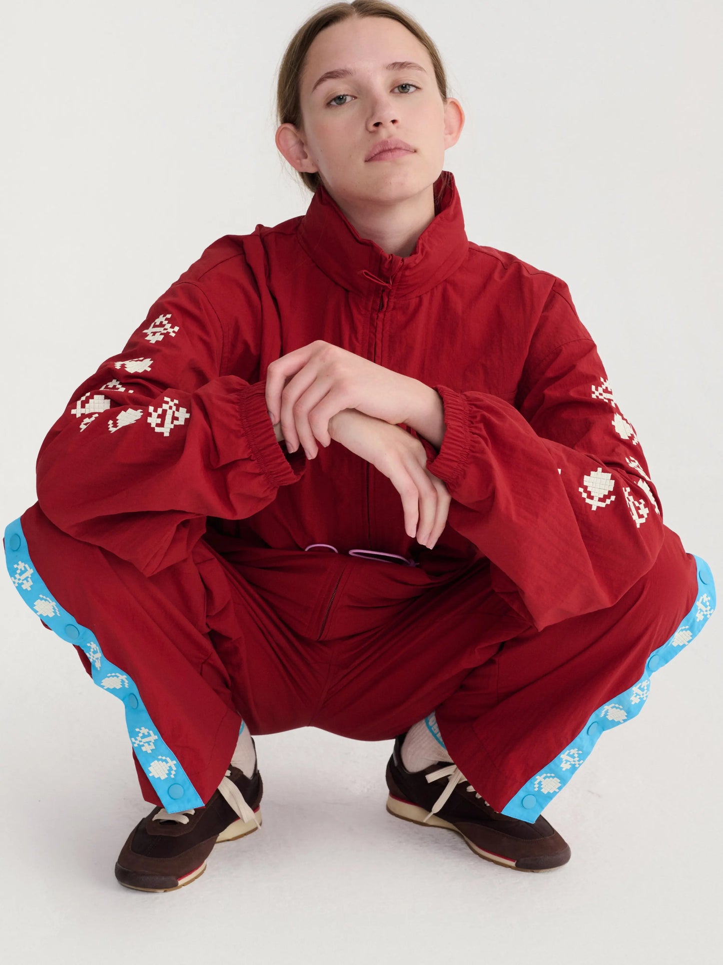 Pixel Flowers sporty pants Bobo Choses BEBE Concept