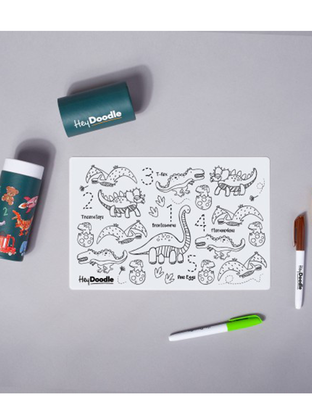 Mata silikonowa do wielokrotnego kolorowania A4 HeyDoodle BÉBÉ Concept