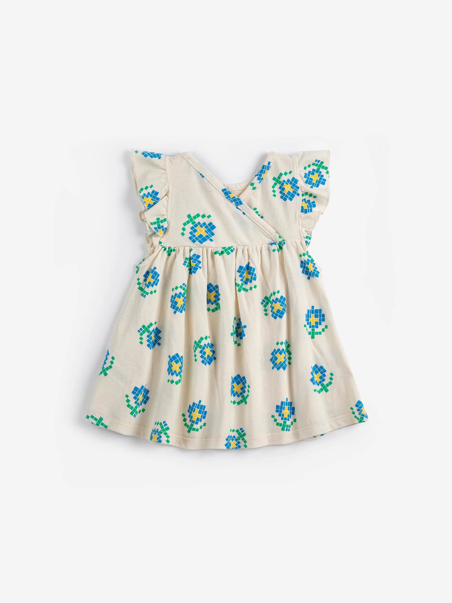 Sukienka Pixel Flowers all over ruffled dress Bobo Choses BEBE Concept