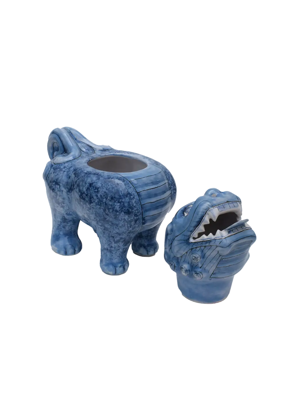 ceramiczna kadzielnica Pies Fo Majolika Nieborów BÉBÉ Concept