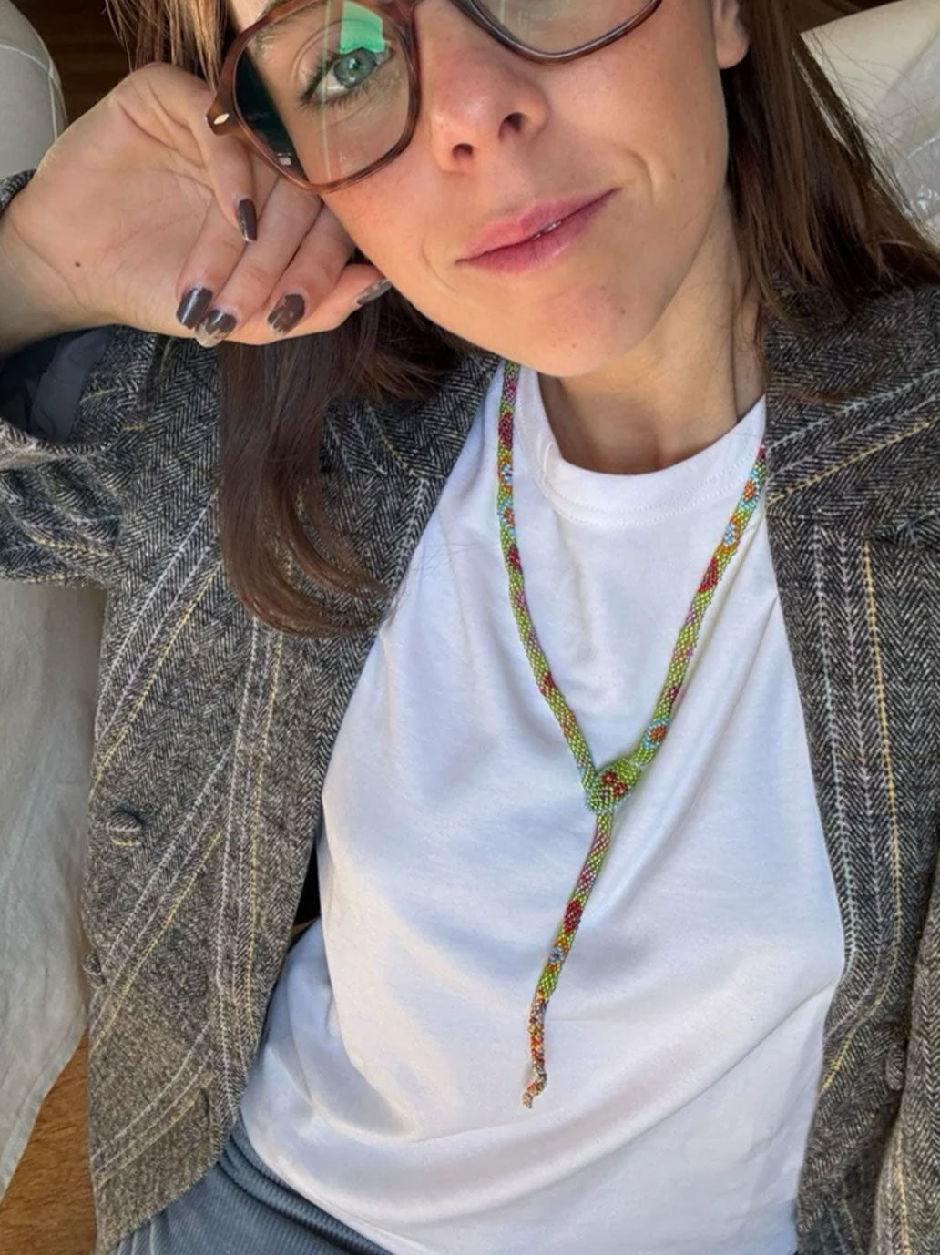 Naszyjnik z koralików Snake Necklace Amori Mori BÉBÉ Concept