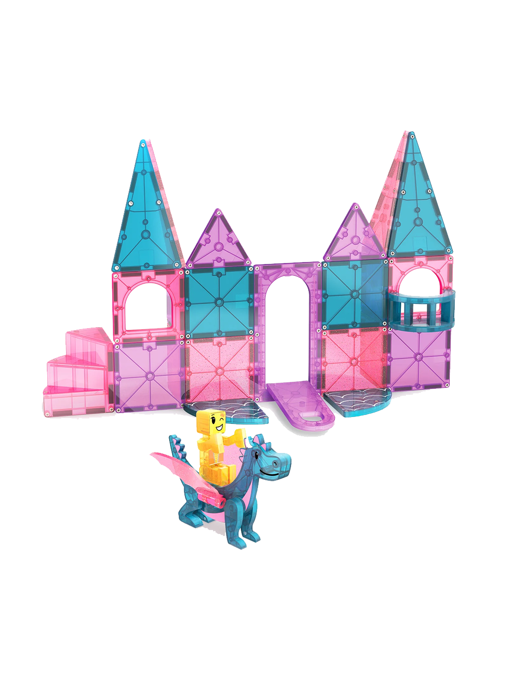 Klocki magnetyczne Magna Tiles Castle 25 el. Magna-Tiles BÉBÉ Concept