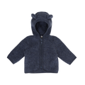 Kurtka Jacket Ears Wool Fleece - HUTTEliHUT - kolor Ombre Blue