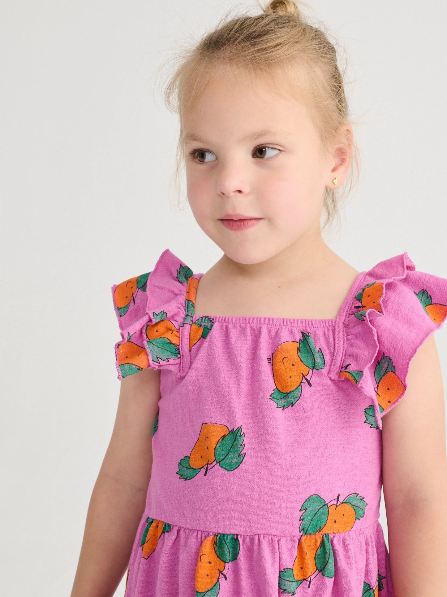 Sukienka Tangerine all over ruffled dress Bobo Choses BEBE Concept
