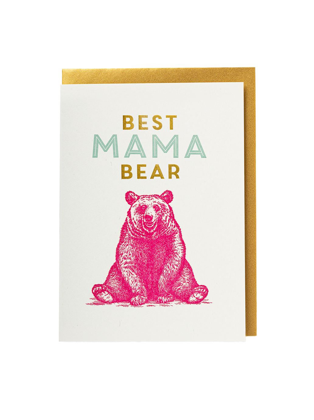Ozdobna kartka z kopertą Mama Bear Archivist Gallery BÉBÉ Concept