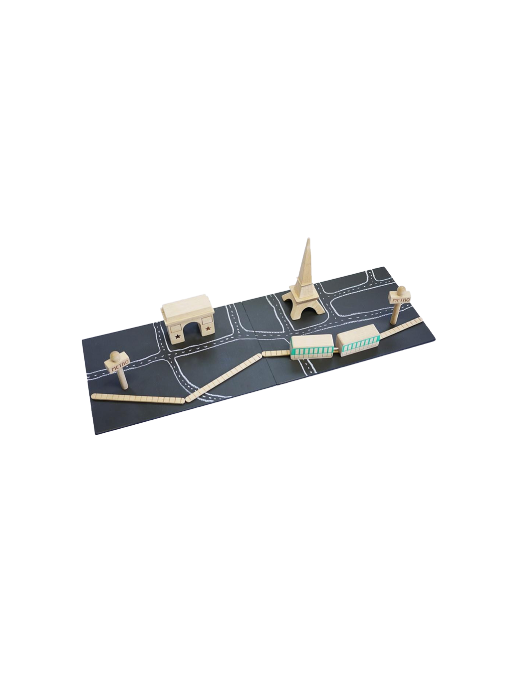 drewniane miasteczko Machi Town Kiko+ & gg BÉBÉ Concept