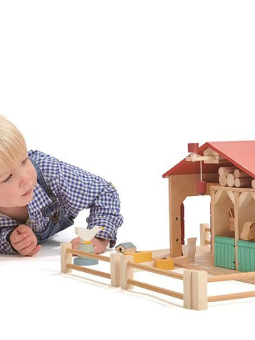 drewniana farma Tender Leaf Toys BÉBÉ Concept