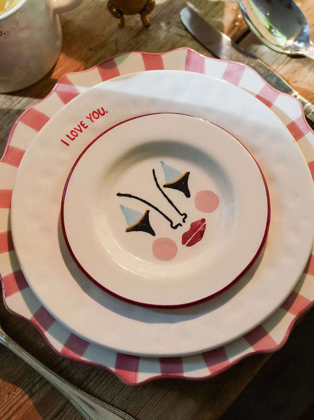 Talerz Pierrot Dessert Plate Anna + Nina BÉBÉ Concept