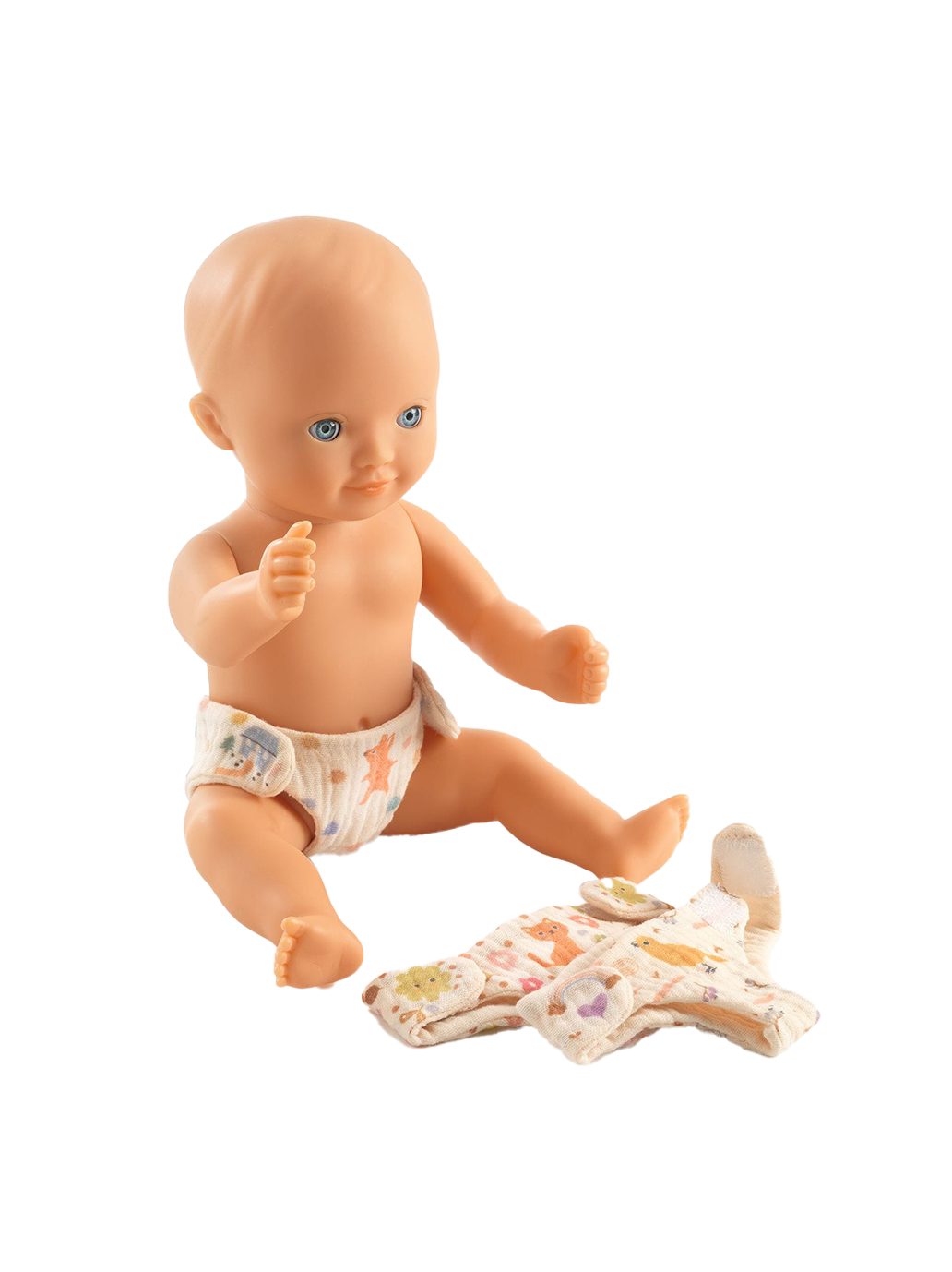 Zestaw pieluszek dla lalki Pomea Djeco BÉBÉ Concept