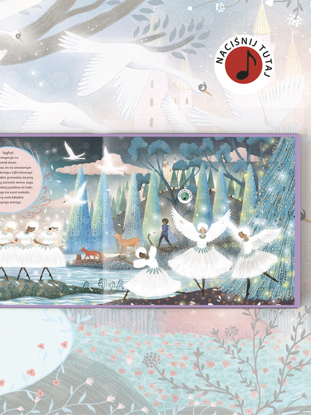 Muzyczne Opowieści. Jezioro Łabędzie Wydawnictwo api papi BÉBÉ Concept
