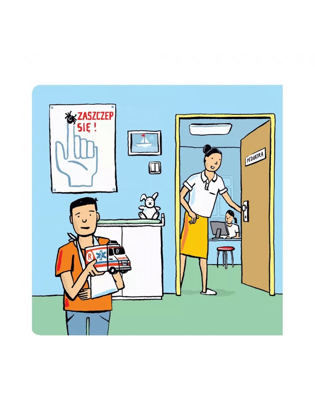 Lekarze. Mini książka interaktywna Albi BÉBÉ Concept