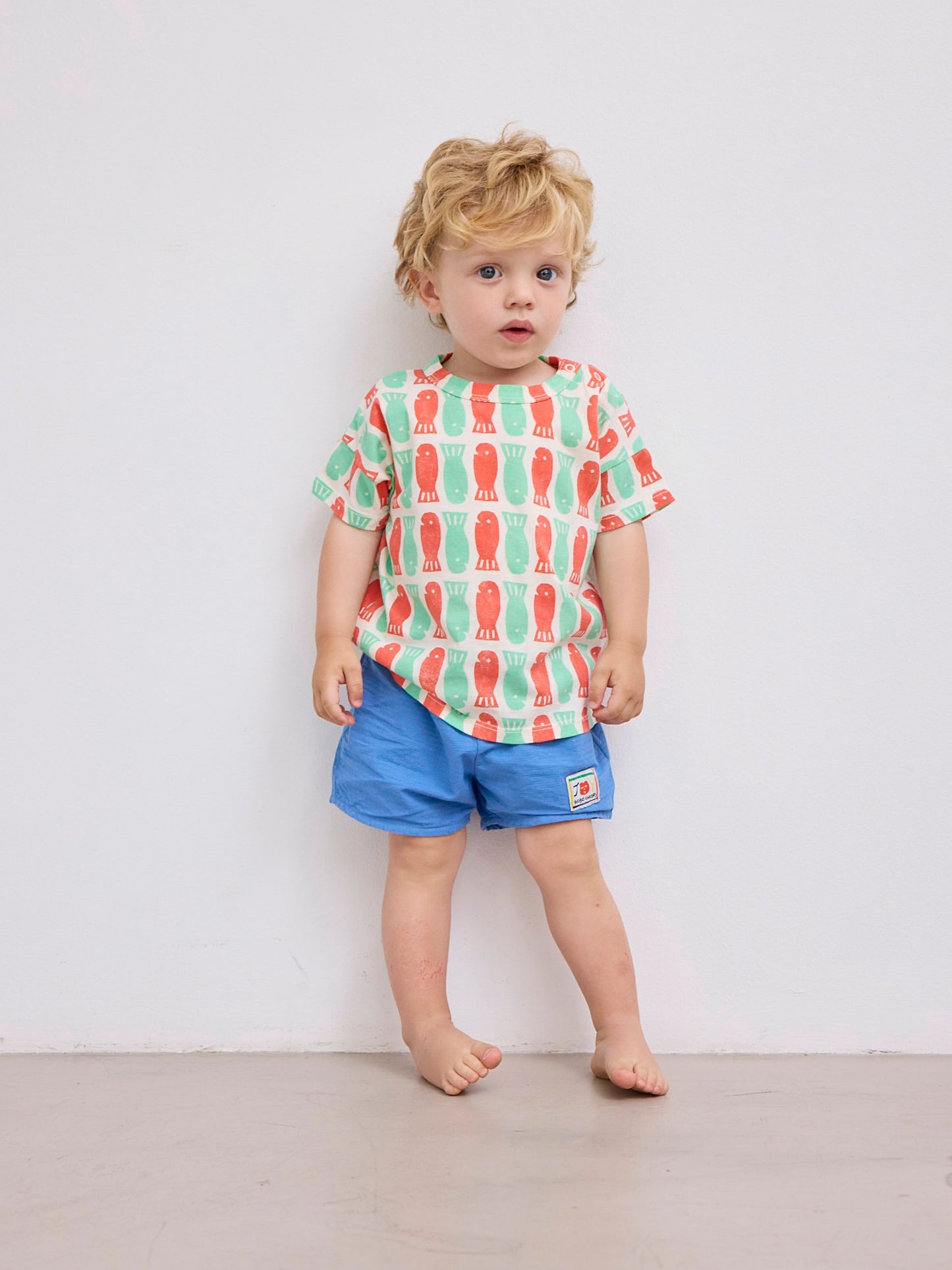 Spodenki Smiling woven shorts Baby Bobo Choses BÉBÉ Concept
