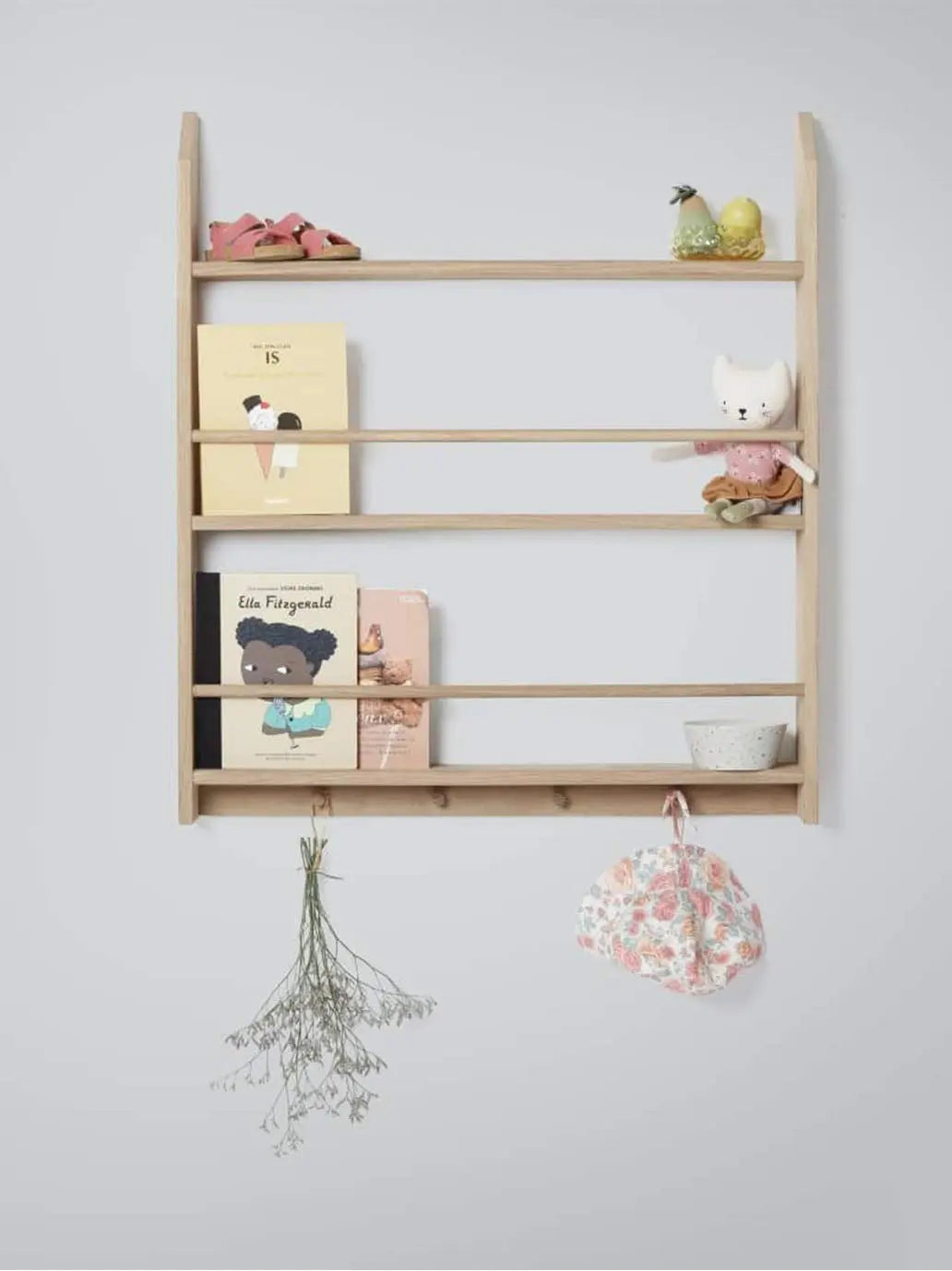OUTLET Drewniana półka Eli Plate Shelf Kas Kopenhagen BEBE Concept