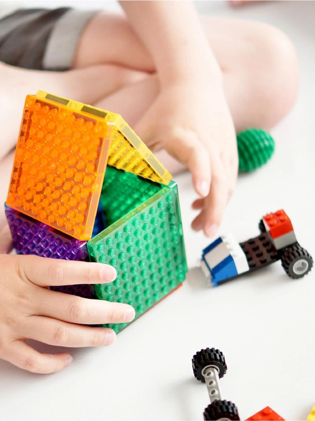 Klocki magnetyczne Brick Tiles Pack Cleverclixx BÉBÉ Concept