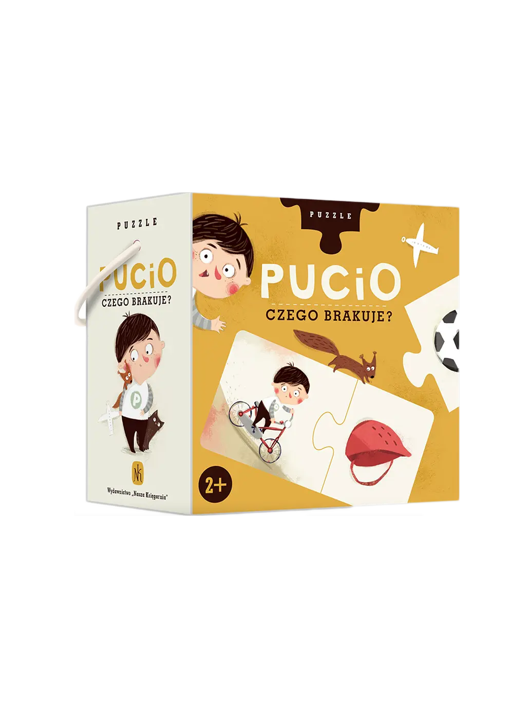 Pucio. Puzzle: Czego brakuje? Wydawnictwo Nasza Ksiegarnia BÉBÉ Concept
