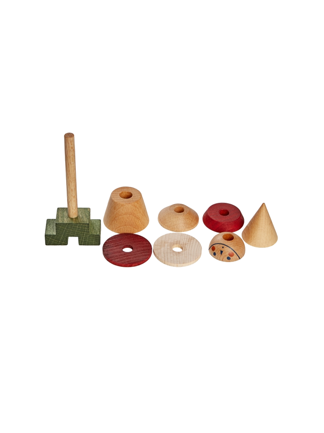 Drewniana retro układanka Stick Figure Wooden Story BÉBÉ Concept