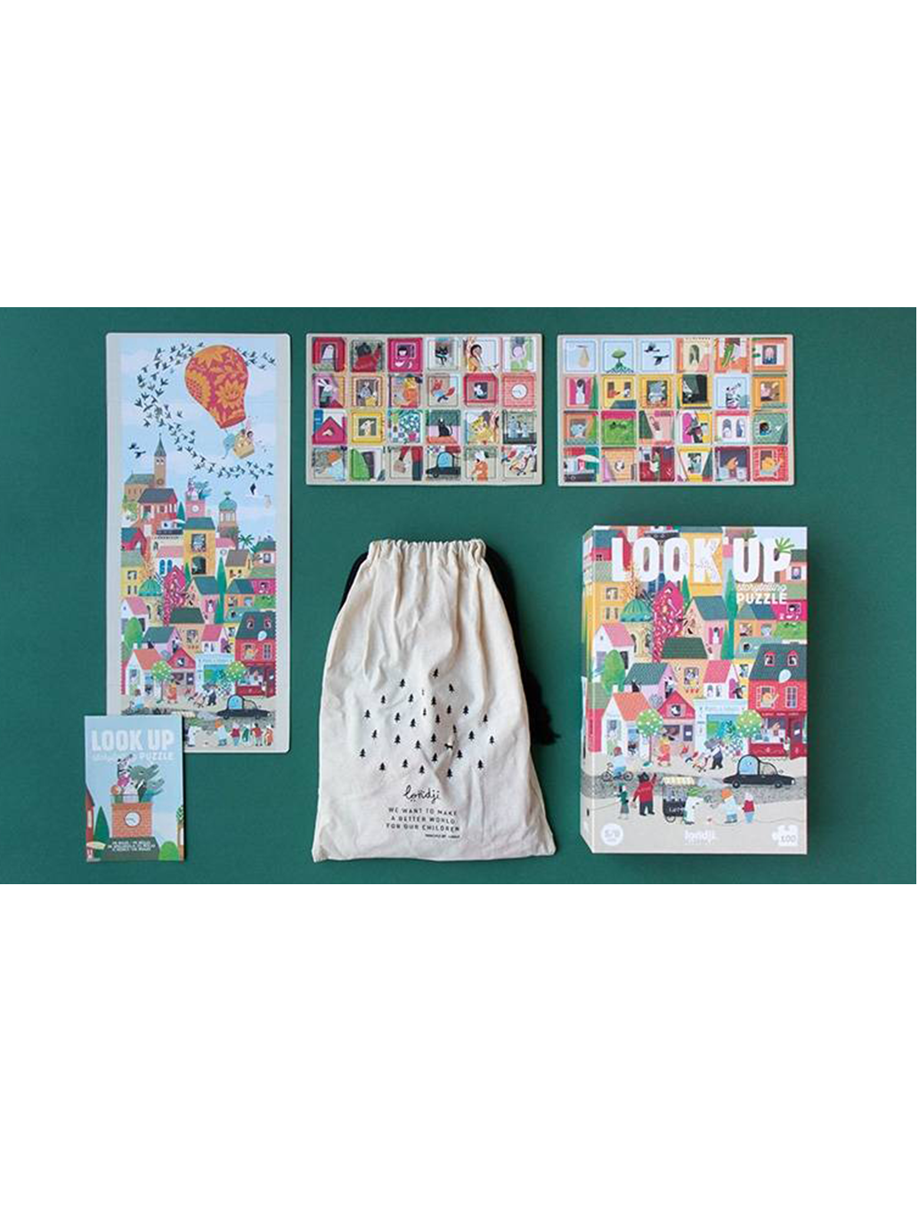 Puzzle z grą obserwacyjną Look up! Londji BÉBÉ Concept