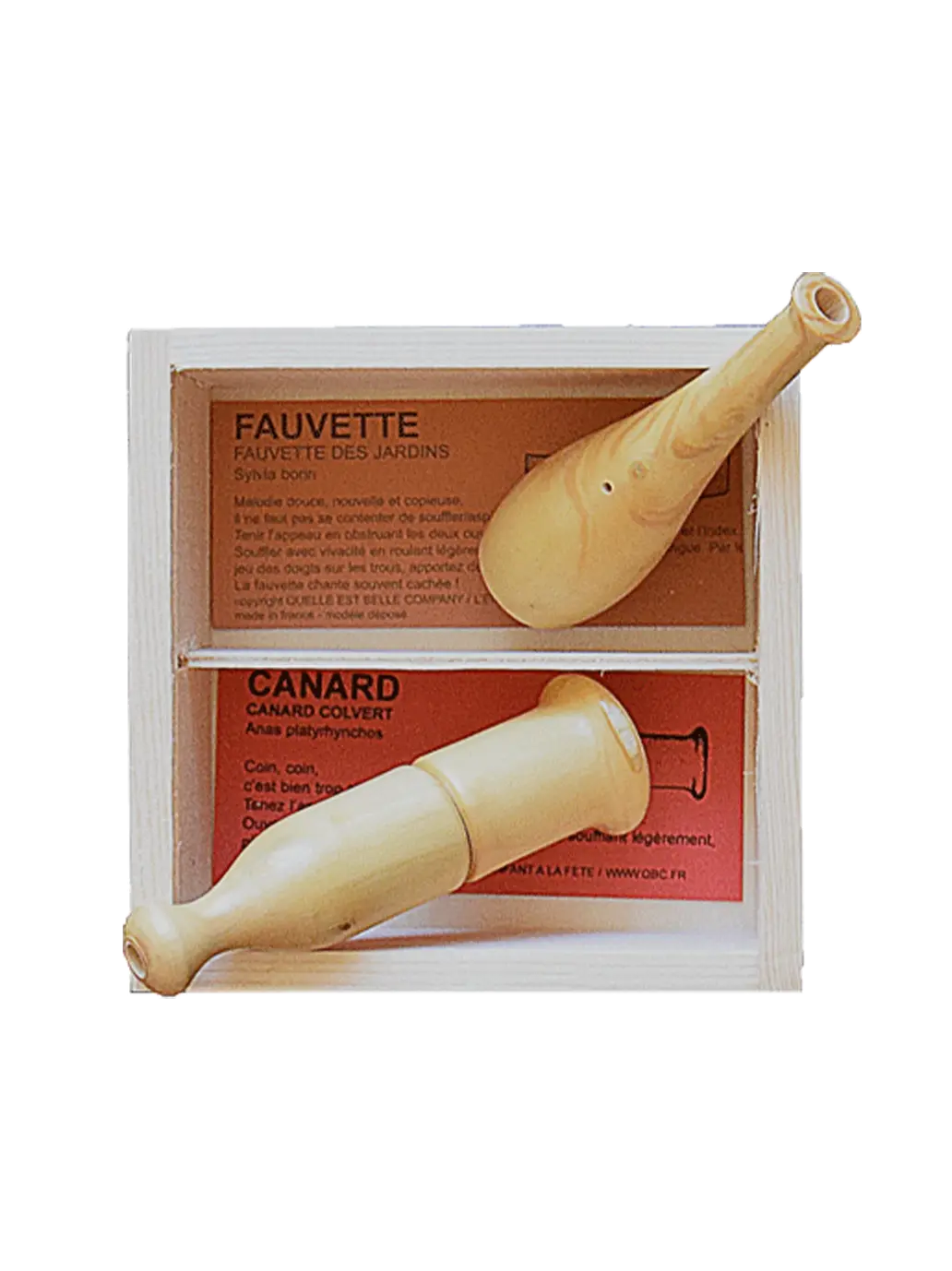 zestaw drewnianych instrumentów do naśladowania odgłosów ptaków Quelle Est Belle BEBE Concept