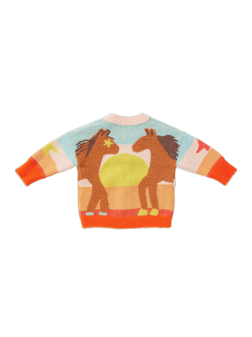 Kardigan z kolorowym wzorem Giddy up Halcyon Nights BÉBÉ Concept