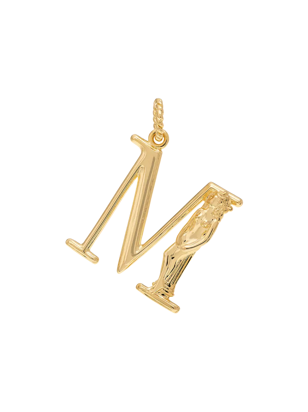 Pozłacana zawieszka Initial Muse Necklace Charm Anna + Nina BÉBÉ Concept